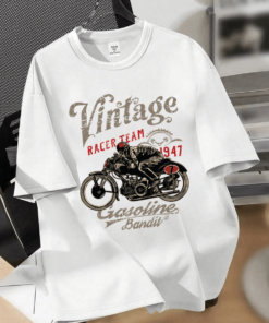 Áo thun Unisex Streetwear Vintage Racer Team